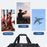 TL001 Oxford Cloth Gym Bag Travel Duffle Bag with Shoe Compartment, Wet Pocket - Black - 2