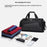 TL001 Oxford Cloth Gym Bag Travel Duffle Bag with Shoe Compartment, Wet Pocket - Black - 3
