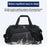 TL001 Oxford Cloth Gym Bag Travel Duffle Bag with Shoe Compartment, Wet Pocket - Black - 7