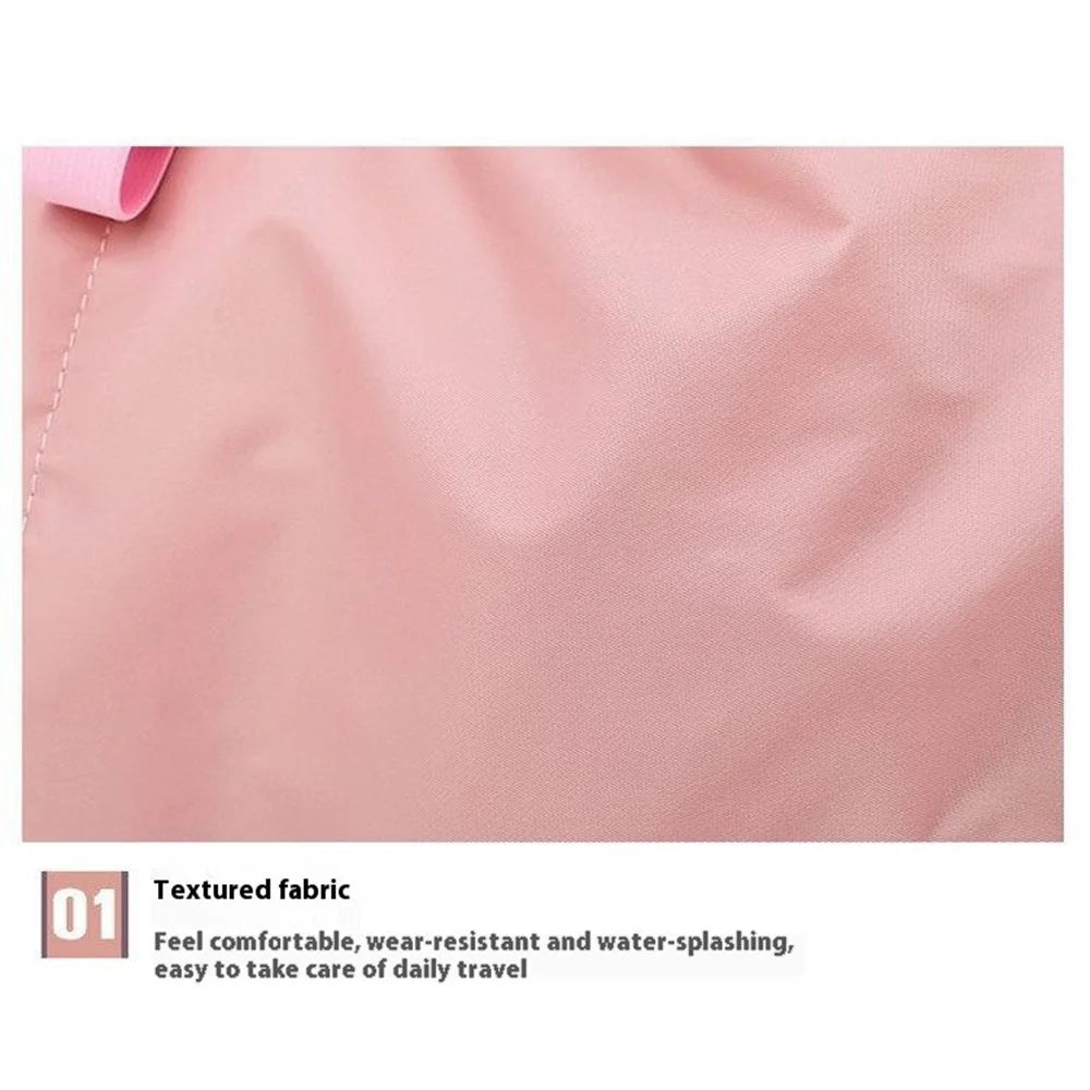 BED-9B07 Fitness Yoga Swimming Bag Oxford Cloth Casual Travel Tote Bag - Pink - 6