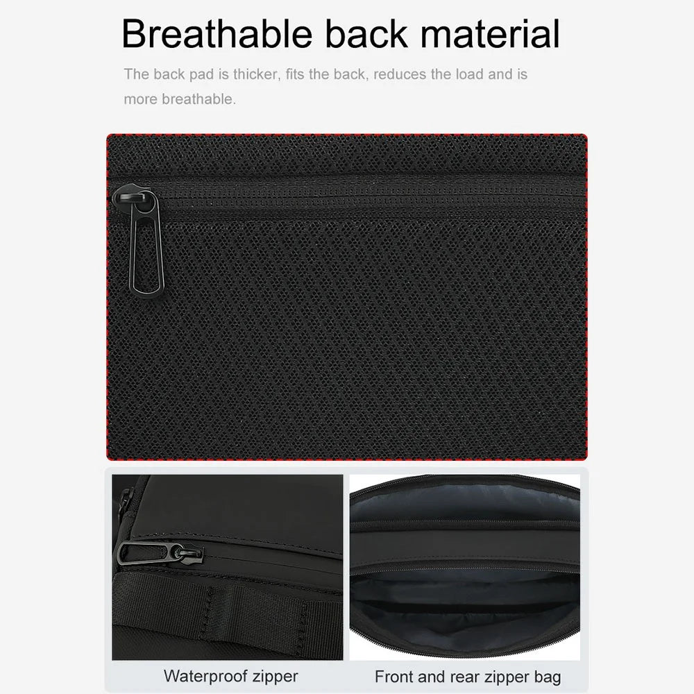 BOREIDEN BD1430 Men's Chest Bag Oxford Cloth Crossbody Bag Waterproof Daypack Travel Bag - 7