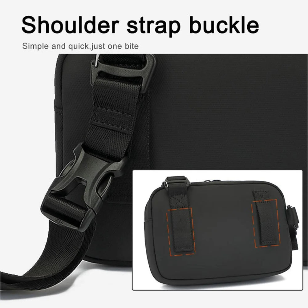 BOREIDEN BD1428 Men's Crossbody Bag Waist Pack Oxford Cloth Daypack Messenger Bag - 6