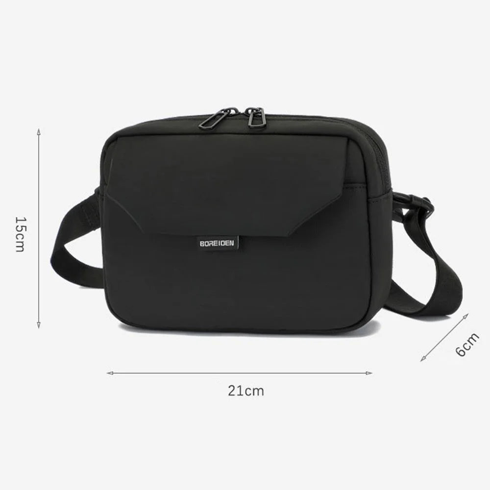 BOREIDEN BD1428 Men's Crossbody Bag Waist Pack Oxford Cloth Daypack Messenger Bag - 7