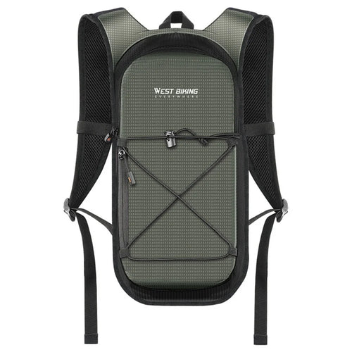 WEST BIKING YP0707378 Hiking Hydration Backpack Water Bag Carrier for Cycling, Mountaineering - Grey - 1