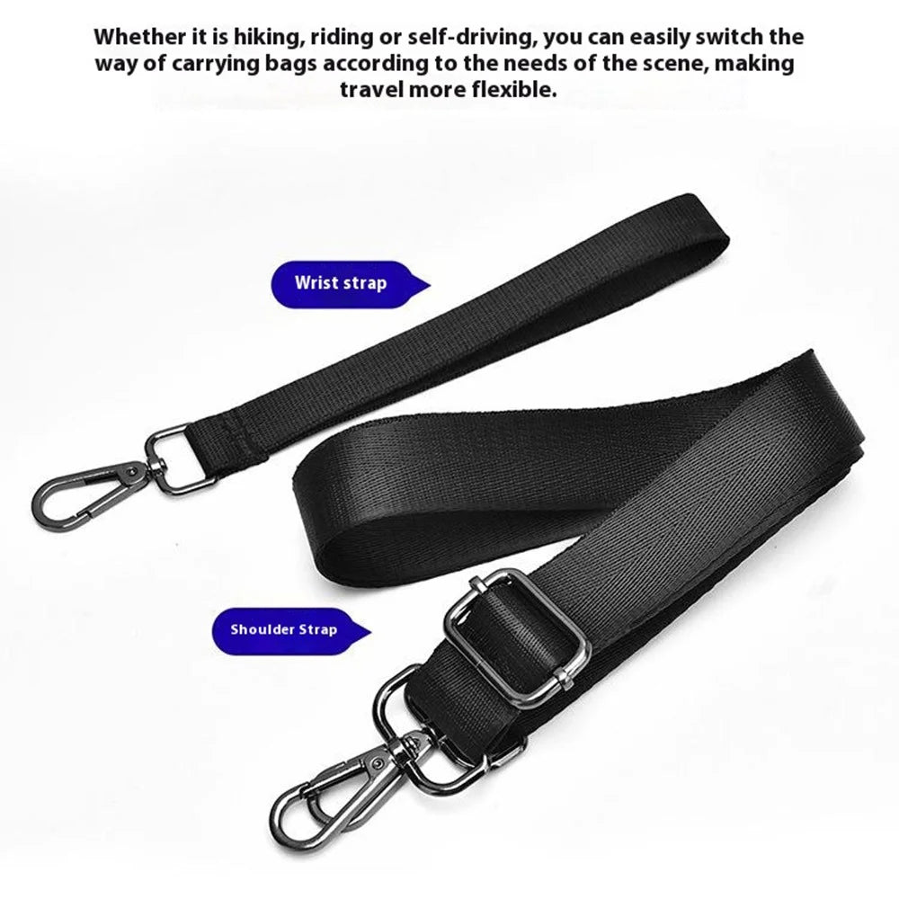 WEIXIER D408 Men Square Messenger Bag PU Leather Mini Crossbody Bag with Wrist Strap - Black - 4
