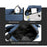 WEPOWER 1811 Stylish Men Large Capacity Messenger Bag Single Shoulder Crossbody Bag, Standard Version - Blue+Grey - 6