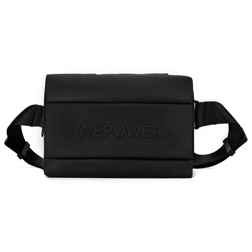 WEPOWER 1100-61 Nylon Men Chest Bag Stylish Casual Single Shoulder Crossbody Bag - Black - 1