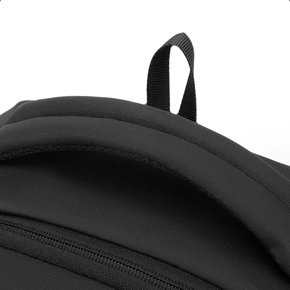 WEPOWER 1298# Waterproof Nylon Backpack Travel School Student Shoulder Bag Daypack - Black - 7