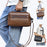 WEIXIER D402 Retro Casual Men Anti-Splash PU Handbag Single Shoulder Crossbody Bag, Standard Version - Brown - 2