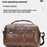 WEIXIER D402 Retro Casual Men Anti-Splash PU Handbag Single Shoulder Crossbody Bag, Standard Version - Brown - 6