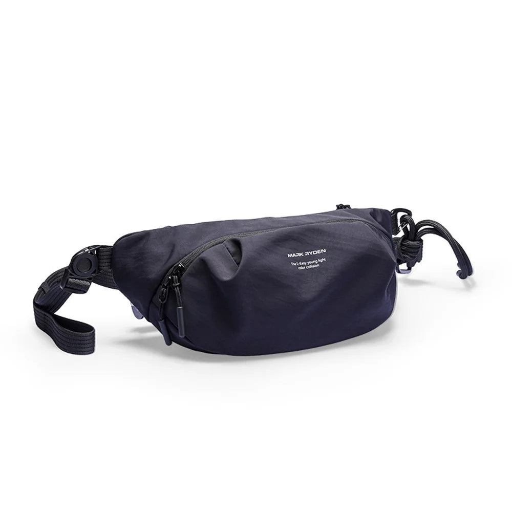 MARK RYDEN MR520 Crossbody Bag Waterproof Oxford Fabric Men Chest Bag for Daily / Travel - Black - 1