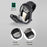 MARK RYDEN MR3991 Men's Chest Bag Hard Shell Crossbody Shoulder Bag with USB Charging Port - Black - 4