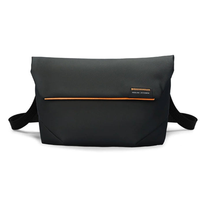 MARK RYDEN MR468 Crossbody Shoulder Bag Oxford Fabric Pack with 76-143cm Adjustable Shoulder Strap - Elegant Black - 1