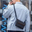 MARK RYDEN MR468 Crossbody Shoulder Bag Oxford Fabric Pack with 76-143cm Adjustable Shoulder Strap - Elegant Black - 3