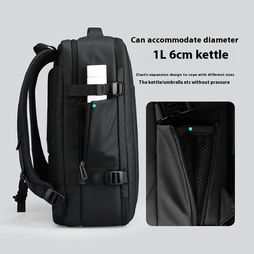 MARK RYDEN MR9299 Men Travel Backpack Oxford Cloth Vacuum Compression Dual Shoulder Bag, without Air Pump - 3