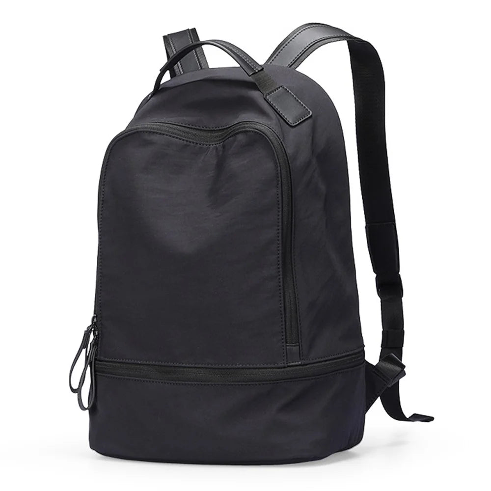 MARK RYDEN MR6024 Men Women Casual Backpack School Travel Shoulder Bag Daypack - Black - 1