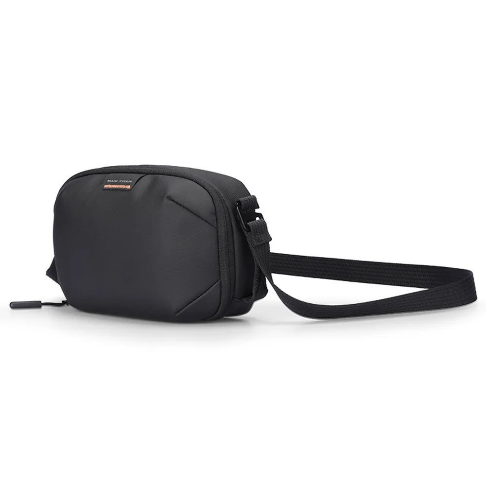 MARK RYDEN MR403 Casual Men Oxford Cloth Single Shoulder Small Crossbody Bag - Black - 1