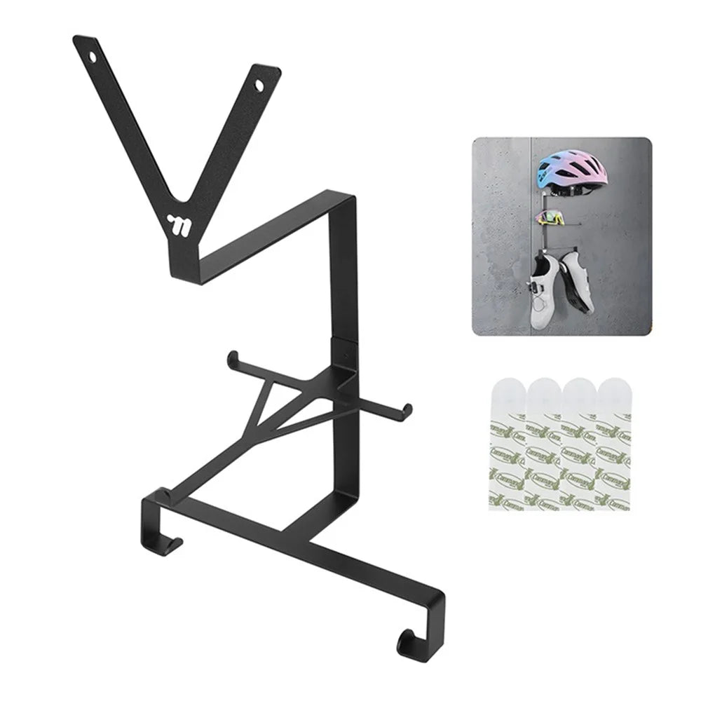 WEST BIKING YP0712042 Bicycle Helmet Storage Rack Cycling Gear Wall Mount Display Stand - 1