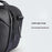 MARK RYDEN MR165 Waterproof Men Single Shoulder Bag Travel Crossbody Bag Built-In Key Holder - Black - 6