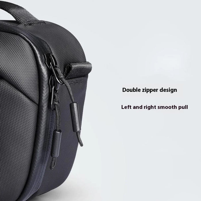 MARK RYDEN MR165 Waterproof Men Single Shoulder Bag Travel Crossbody Bag Built-In Key Holder - Black - 6
