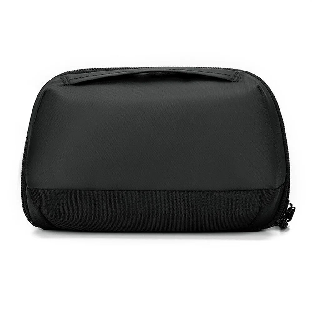 WEPOWER 1313 Portable Digital Accessories Organizer Travel Storage Bag for Cables Chargers Electronics - Black - 1