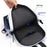 YS608 Gradient Color Chest Pack with Quick Release Buckle Men Women Crossbody Bag - Dark Blue - 5