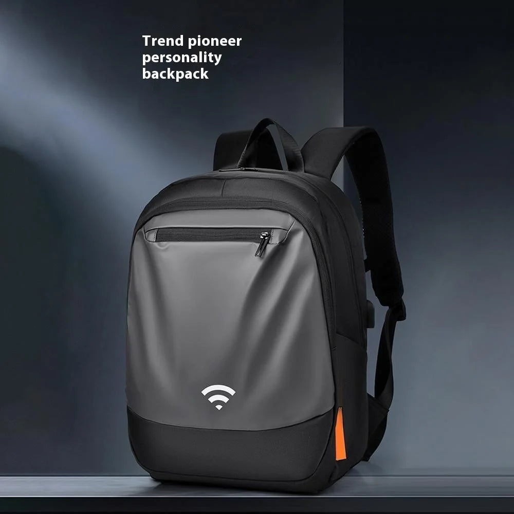 YS3699 Waterproof 15.6-inch Laptop Backpack Large Capacity Men Travel Shoulder Bag - Black - 2