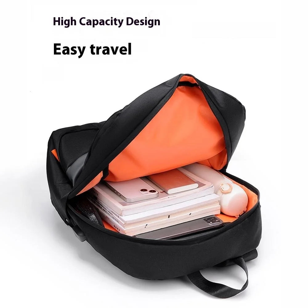 YS3699 Waterproof 15.6-inch Laptop Backpack Large Capacity Men Travel Shoulder Bag - Black - 5