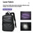 1201 20-35L Large Capacity Simple Business Backpack Light Stylish Travel Laptop Dual Shoulder Bag - Black - 2