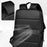 1201 20-35L Large Capacity Simple Business Backpack Light Stylish Travel Laptop Dual Shoulder Bag - Black - 6