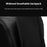 WEPOWER Men Student Travel Casual Backpack Nylon Large Capacity Laptop Storage Daypack - Black - 7