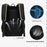 WEPOWER 3419 Student Travel Backpack Waterproof Nylon Men Outdoor Commute Casual Daypack - Black - 3