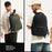 WEPOWER 3419 Student Travel Backpack Waterproof Nylon Men Outdoor Commute Casual Daypack - Black - 4