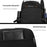 WEPOWER 8107 Men Travel Commute Laptop Backpack Nylon Large Capacity Student Casual Daypack - Black - 4