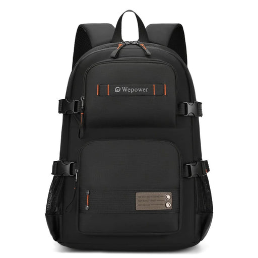 WEPOWER 8110 Large Capacity Nylon Business Casual Backpack Outdoor Travel Dual Shoulder Bag - Black - 1