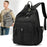 WEPOWER 7104 Waterproof Nylon Backpack Students Travel Large Capacity Daypack - Black - 2
