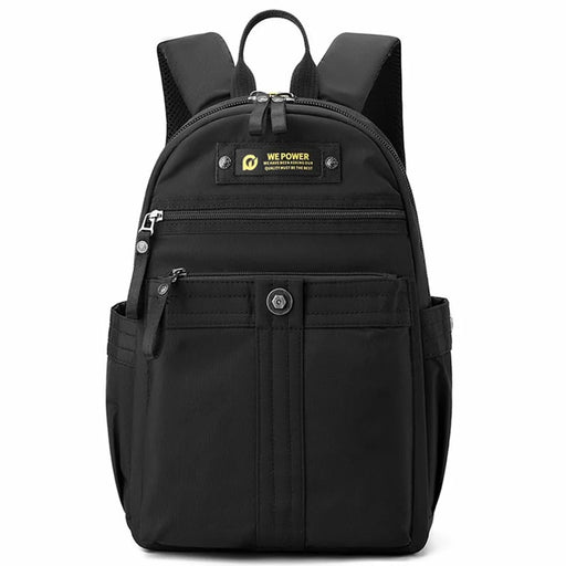 WEPOWER 7103 Outdoor Commute Backpack Men Travel Waterproof Nylon Large Capacity Rucksack - Black - 1