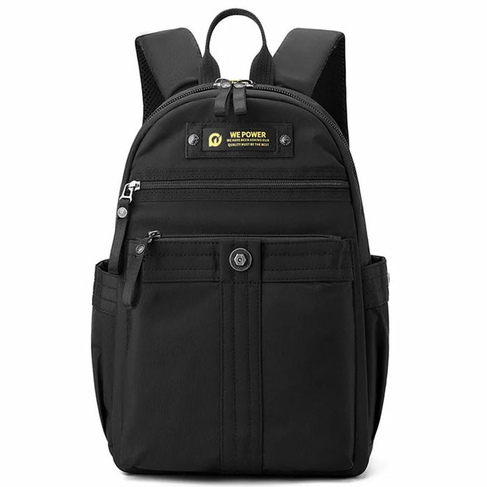 WEPOWER 7103 Outdoor Commute Backpack Men Travel Waterproof Nylon Large Capacity Rucksack - Black - 1