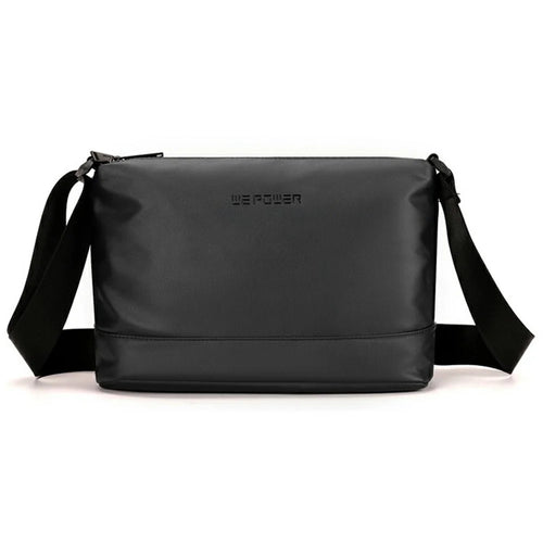 WEPOWER 7679 Men Crossbody Bag Lightweight Nylon Large Capacity Casual Messenger Bag - Black - 1