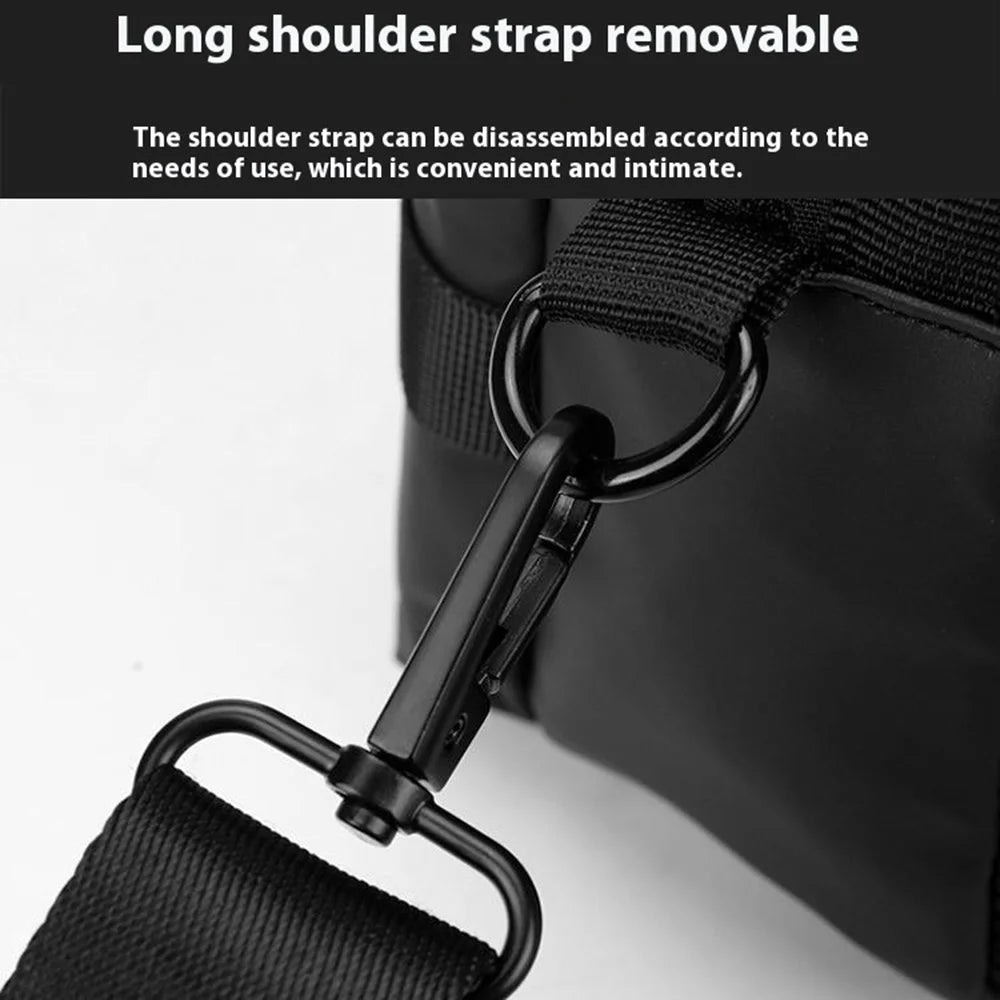 WEPOWER 880 Sports Handbag Crossbody Bag Nylon Fabric Waterproof Shoulder Bag - Black - 7