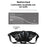 WEPOWER Commuter Chest Bag for Men Crossbody Bag Outdoor Cycling Waterproof Waist Bag - Black - 4