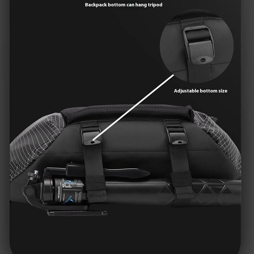 WEPOWER 6630 Large Capacity Waterproof Nylon Waist Pack Unisex Crossbody Single Shoulder Bag - Black - 3