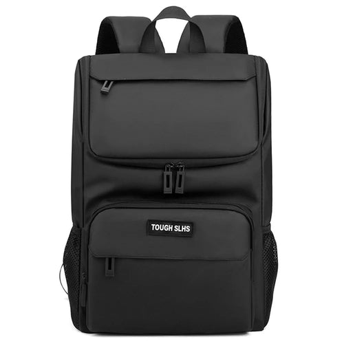 TOUGH SLHS 3405 Stylish Casual Backpack Large Capacity Daypack Business Commute Laptop Bag - Black - 1
