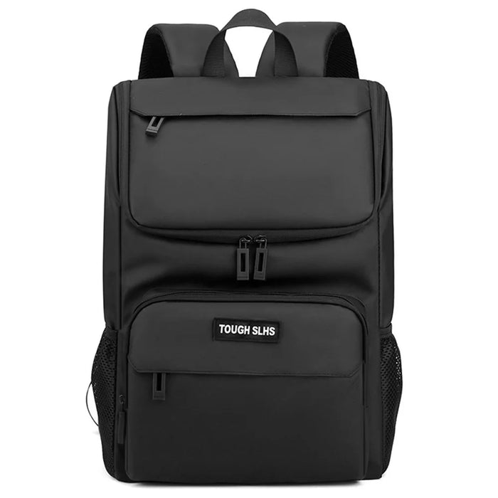 TOUGH SLHS 3405 Stylish Casual Backpack Large Capacity Daypack Business Commute Laptop Bag - Black - 1