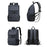 TOUGH SLHS 3405 Stylish Casual Backpack Large Capacity Daypack Business Commute Laptop Bag - Black - 7