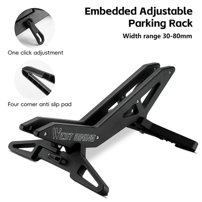 WEST BIKING YP0723024 Road MTB Bike Stand ABS Adjustable Bicycle Display Parking Bracket - 2