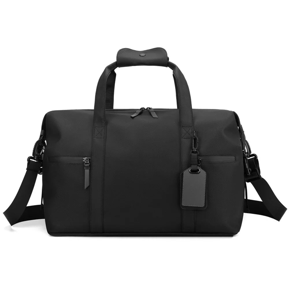 WEPOWER 1321 Large Capacity Travel Duffel Bag Men Luggage Gym Bag Handbag Crossbody Bag - Black - 1