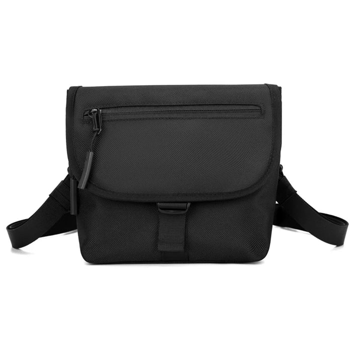 WEPOWER 2159 Unisex Crossbody Bag Travel Daily Commute Nylon Single Shoulder Sling Bag - Black - 1