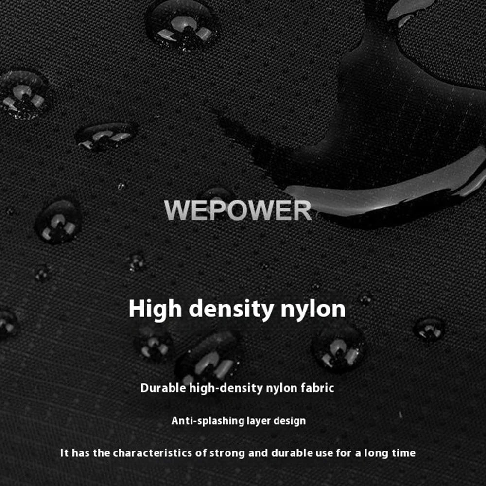 WEPOWER 2330# Business Laptop Backpack Large Capacity Casual Daypack Multifunctional Travel Bag - Black - 6