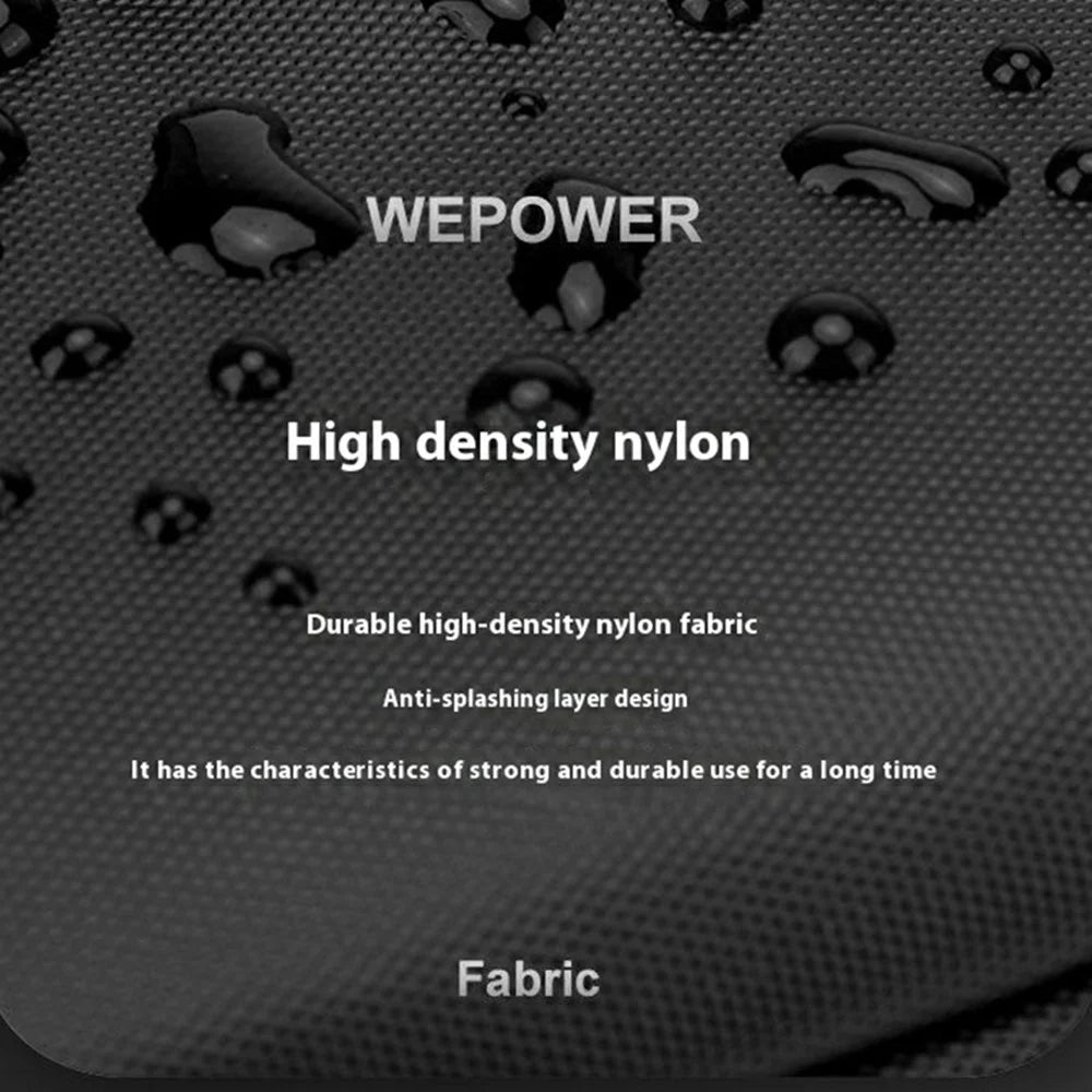 WEPOWER 7687# Waist Pack Fanny Pack Sports Running Belt Bag Phone Holder Crossbody Chest Bag - Black - 4